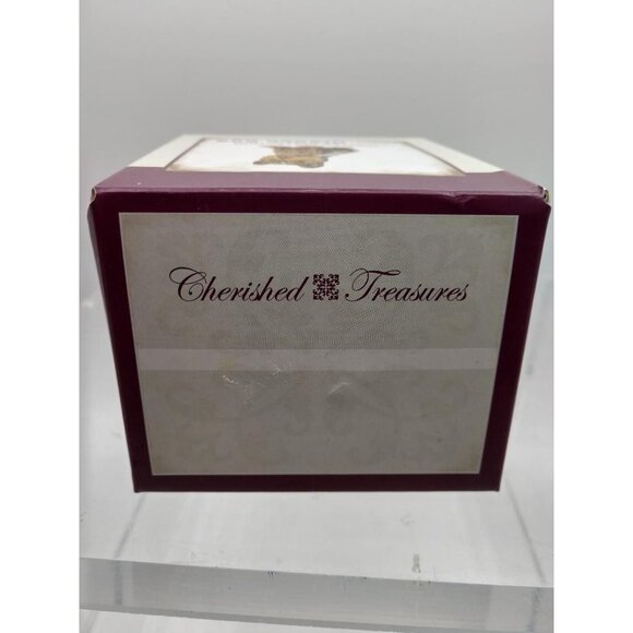 Jeweled Terrier Hinged Trinket Box 2.75x2.16x3.07in By Cherished Treasures Colle - Picture 4 of 11